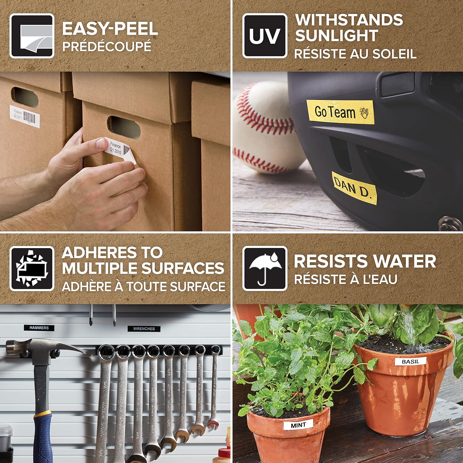 DYMO D1 Labels for LabelManager Label Makers, Black Print on White, 1/2-Inch x 23-Foot Rolls, Self-Adhesive, 2 Count - Image 5