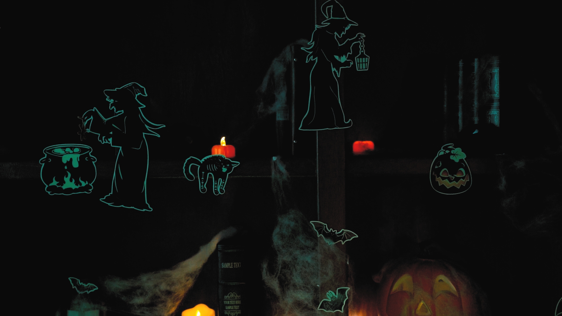 Decoraciones Magnéticas Halloween 16 Piezas Luminosas miniatura 7