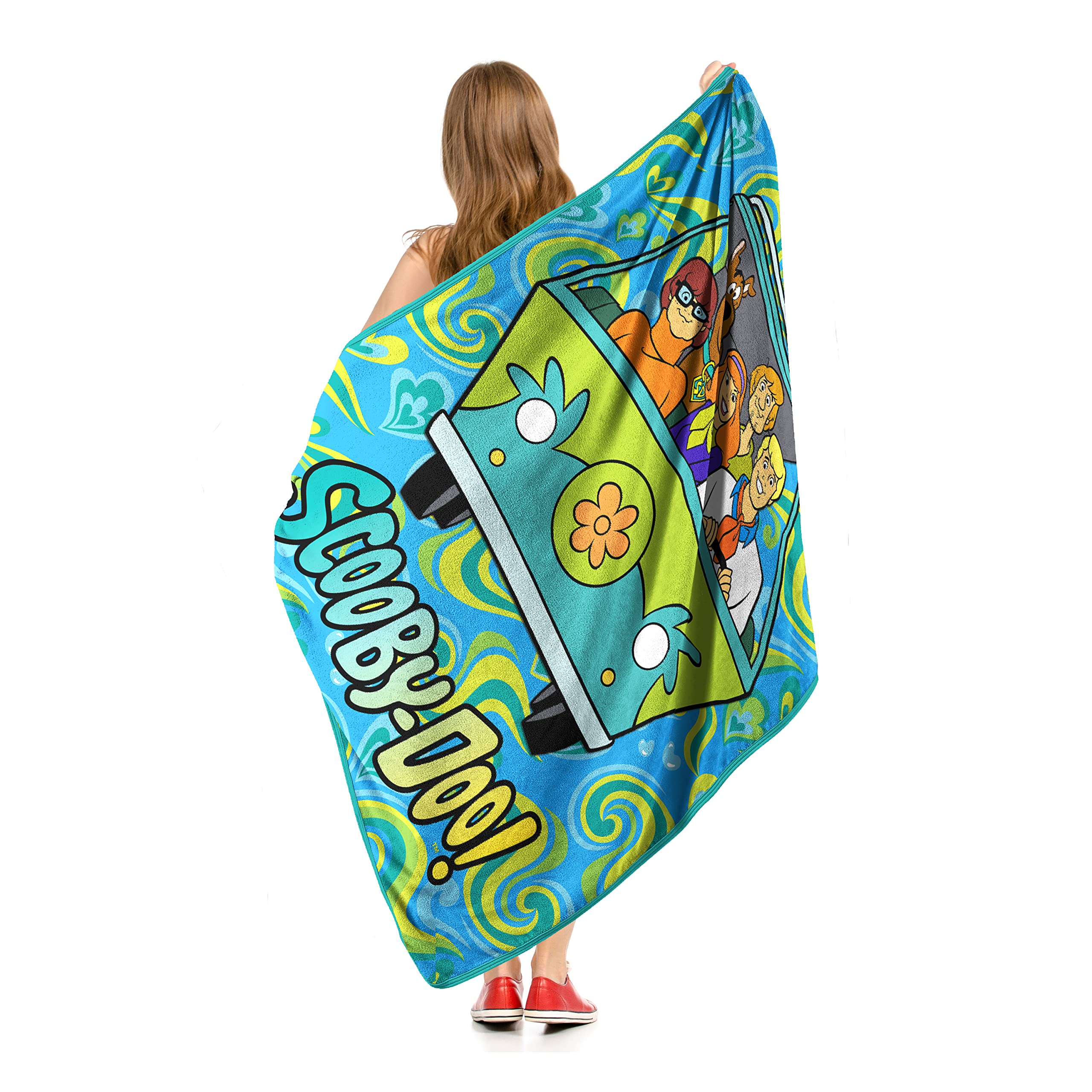 Northwest Family Scooby-Doo Plüschdecke „Our Pal Scooby“ – 116,8 X 152,4 Cm, Aus 100 % Polyester, Kuschelweich, Maschinenwaschbar