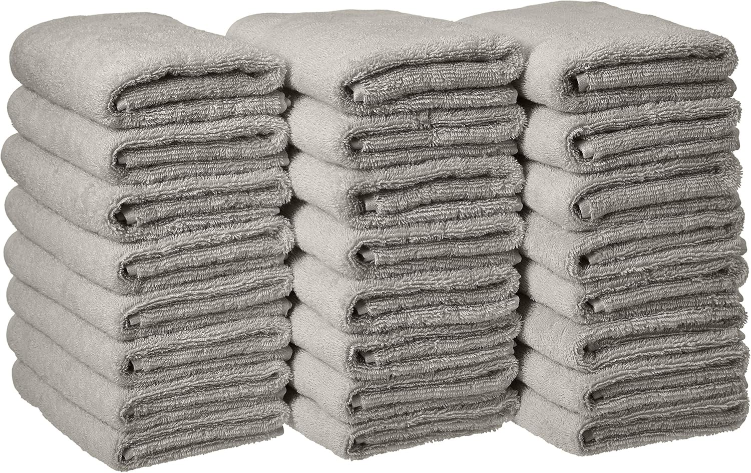 Amazon Basics Cotton Hand Towels Pack of 24, Grey Amazon.ca Home