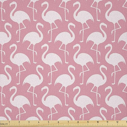 Miniatura 161 de Tela de panda Lunarable de The Yard, diseño de oso asiático con dibujos animados comiendo hojas y ramas, animal silvestre, tela decorativa para