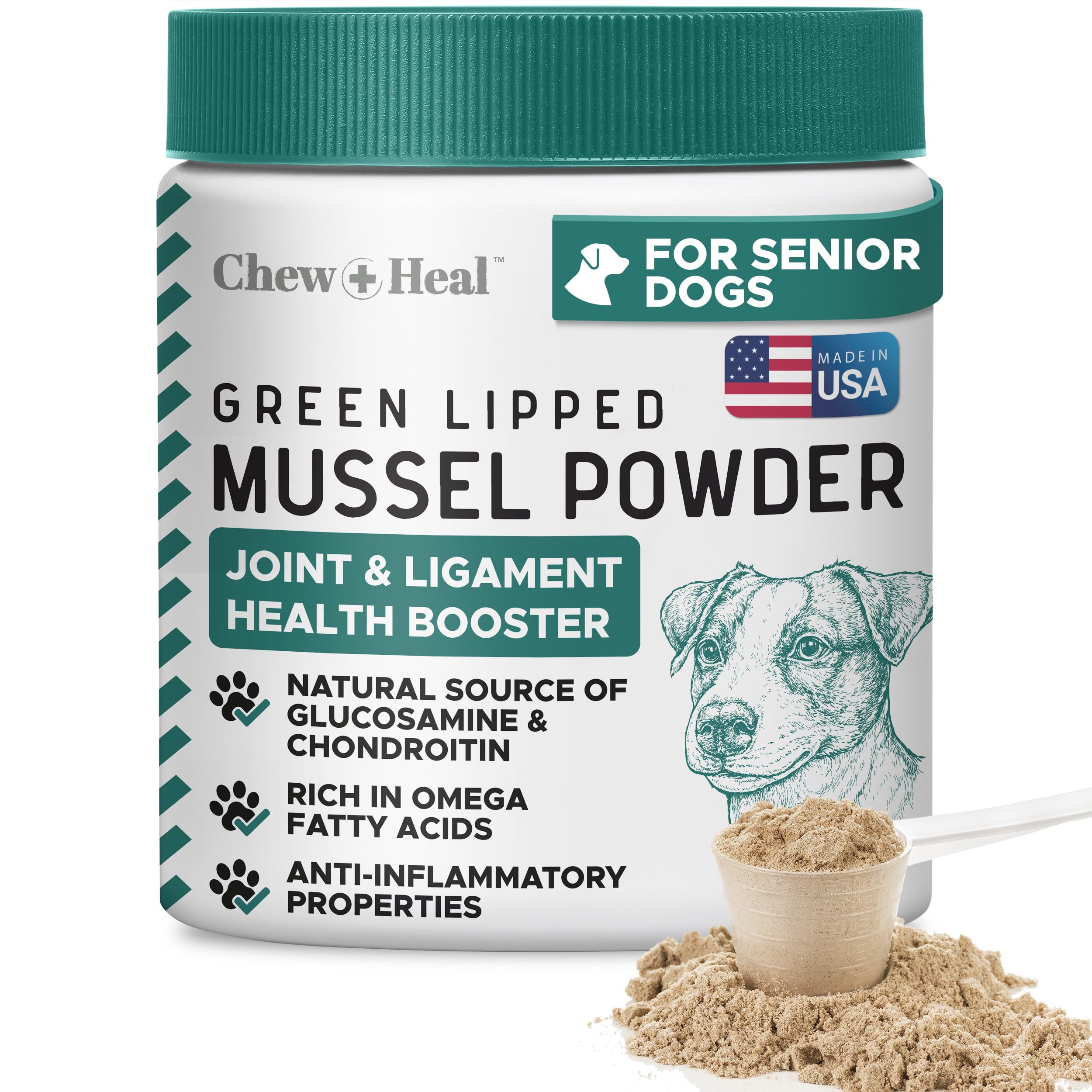 Chew + Heal Labs Green Lipped Mussel Powder