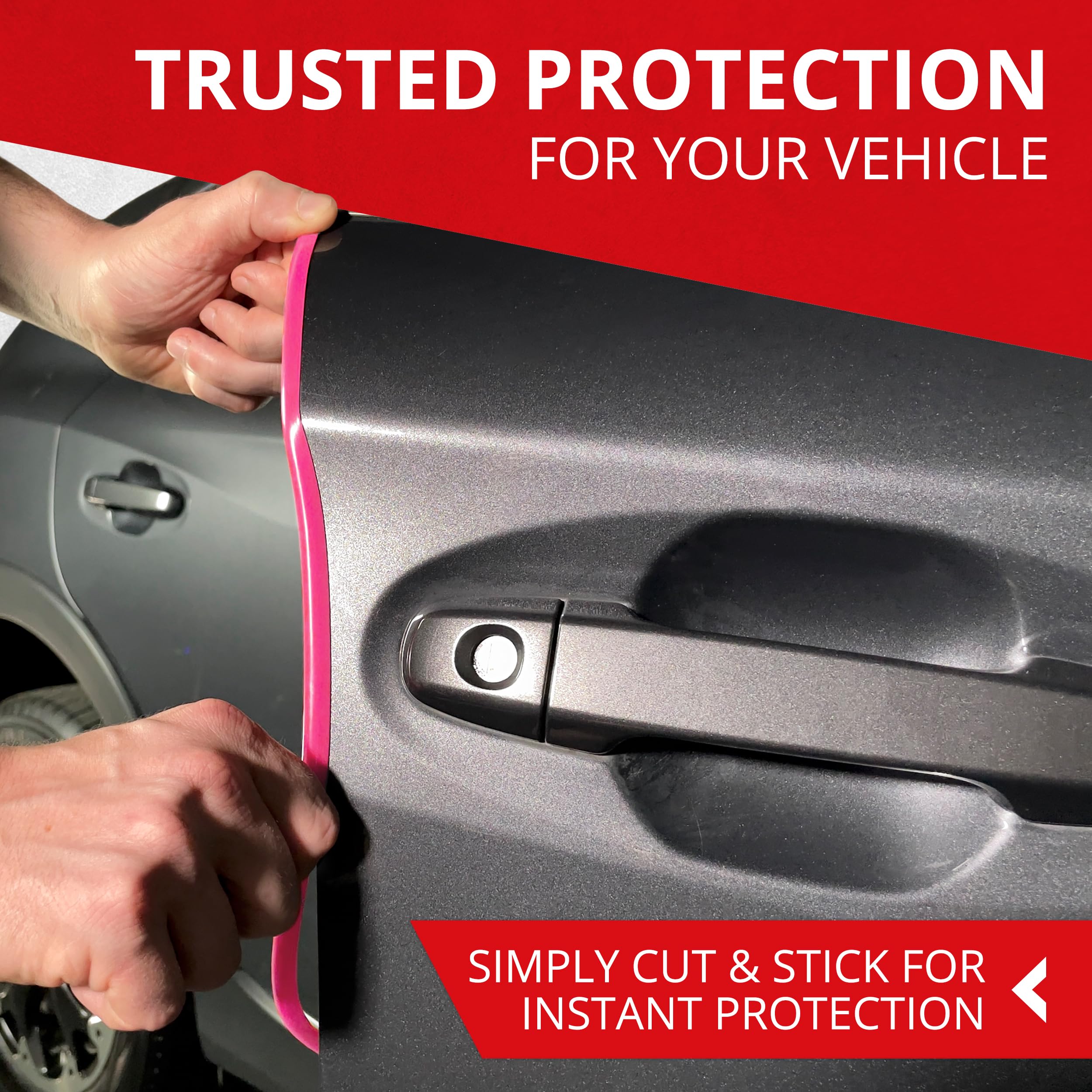 All-Fit Automotive Car Door Edge Protector Universal DIY Edge Trim to Prevent Scratches Dings Flexible Adhesive Molding Trim — view 4