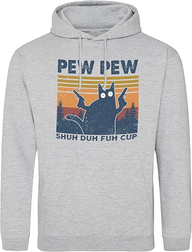 Pew Madafakas Shirt Pew Guns Funny Black Cat Maglietta