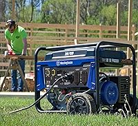 Vista 3 de Westinghouse - Generador portátil de exterior WGen7500c, arranque eléctrico, 7500w nominales, 9500w de potencia máxima, a combustible, certificación