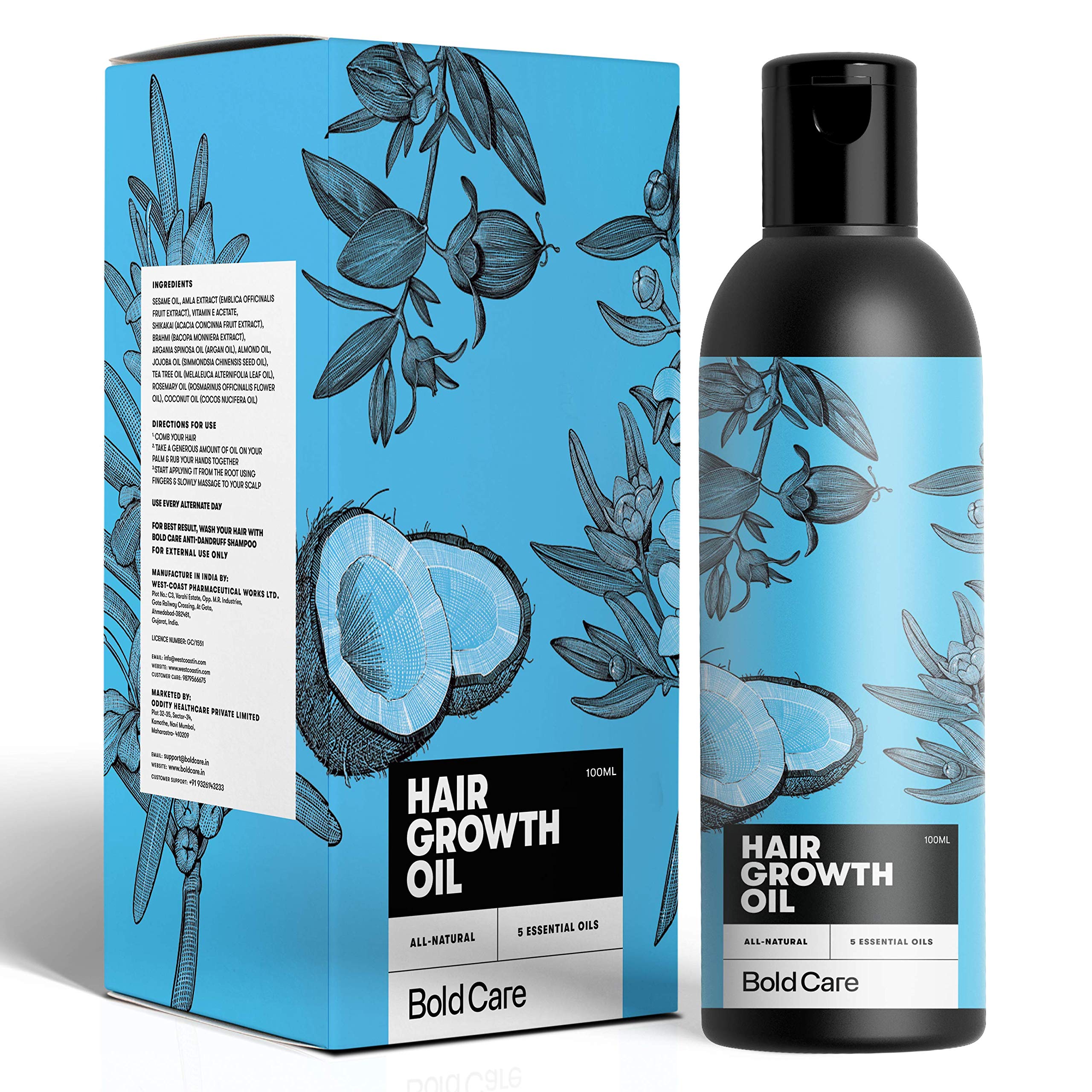 Buy Bold Care Hair Growth Oil 100ml Controls Hair Fall for Men and