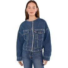 Levi's Women's Collarless Crop Sherpa Trucker