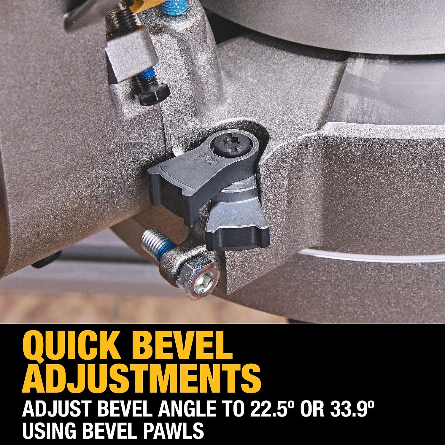 DEWALT 20V MAX XR 10 in. Double Bevel Fixed Miter Saw (Tool photo 8
