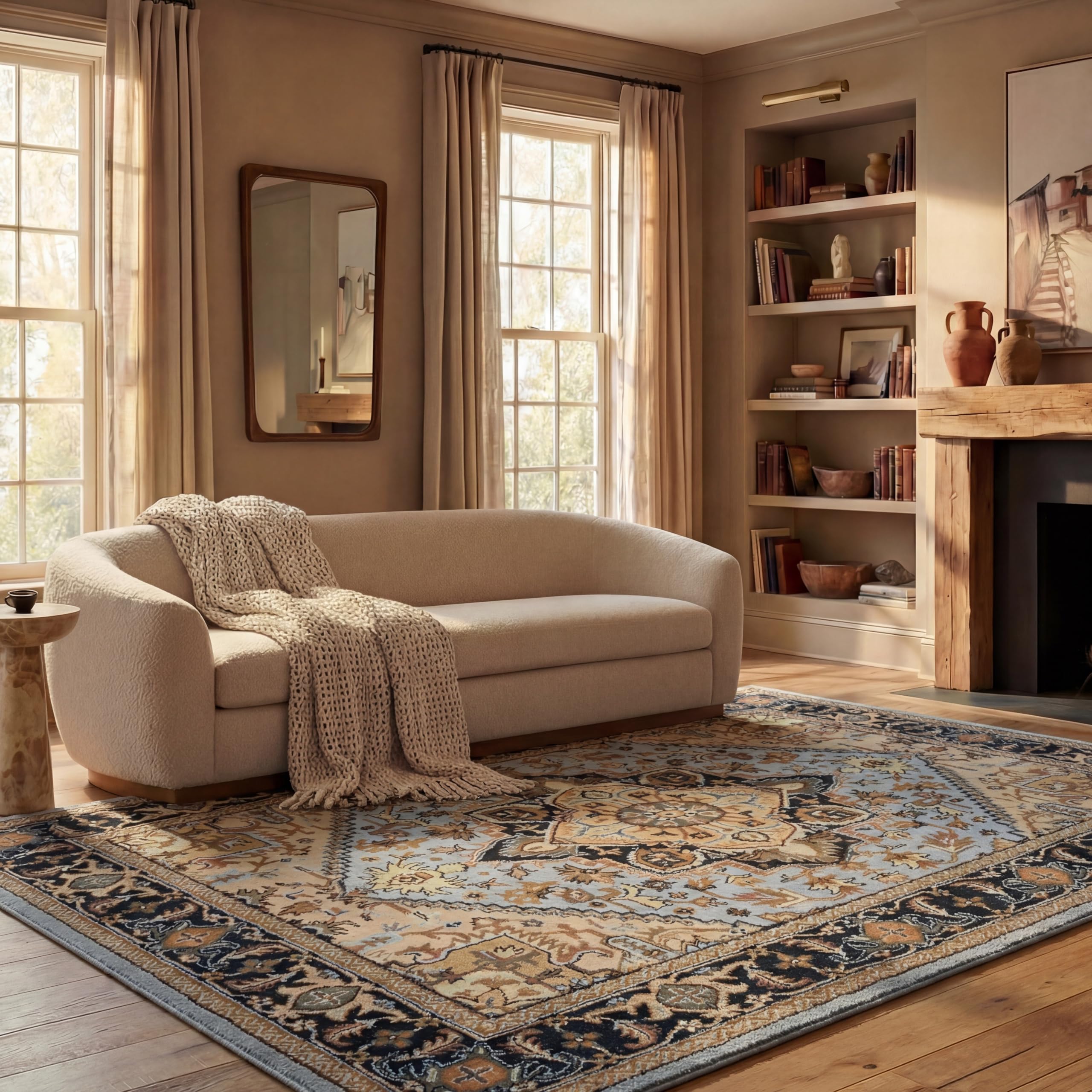 Amazon.com: SAFAVIEH Area Rug 8x10 - Heritage Collection - Large