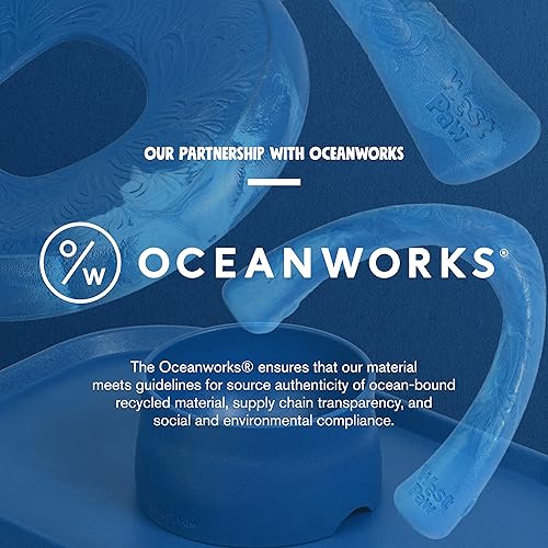 Miniatura 6 de WEST PAW Seaflex Drifty - Juguetes para perros lavables a máquina para masticadores moderados, juguetes ecológicos Zogoflex para perros, perfectos