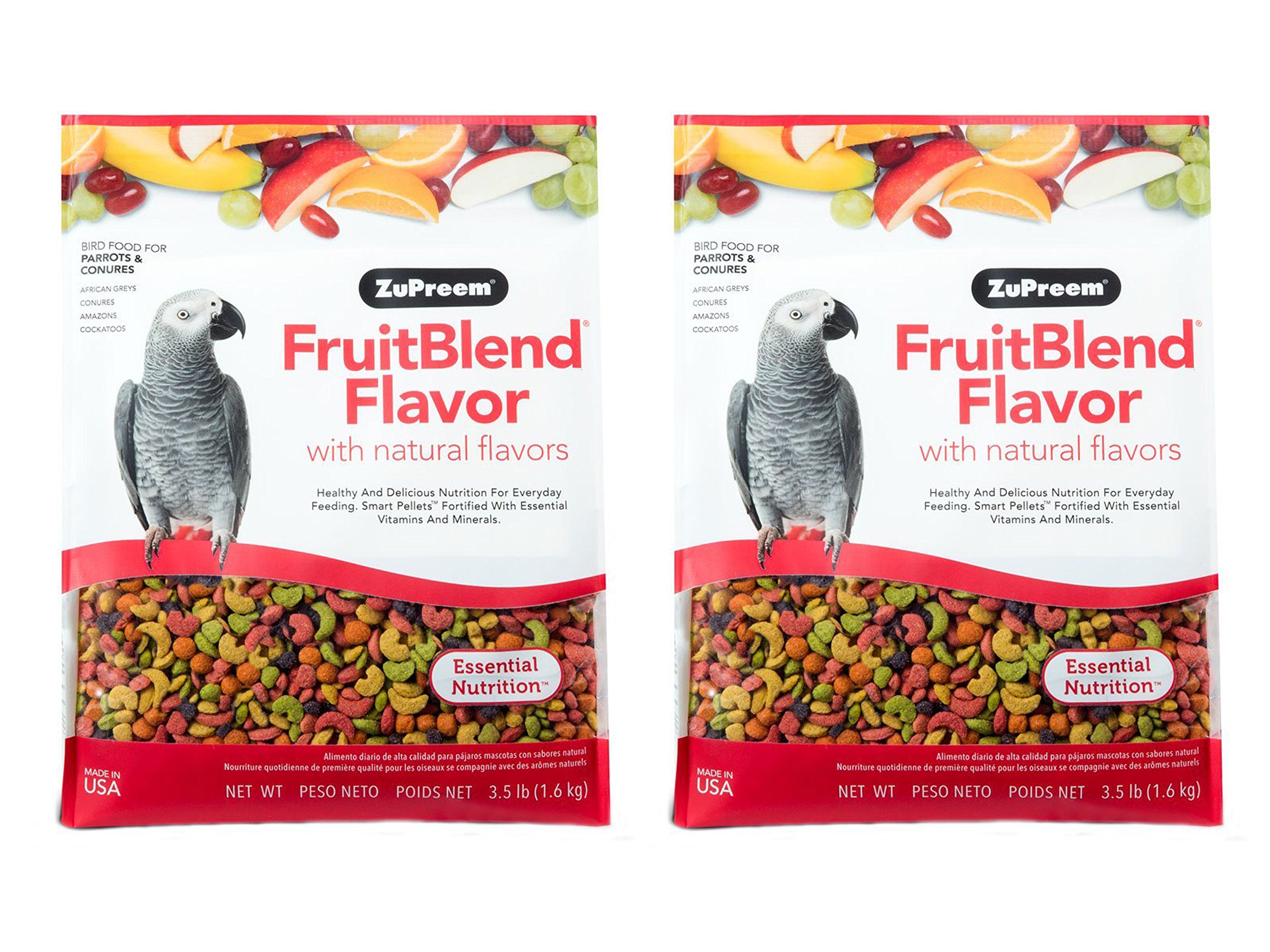 ZuPreemSet of 2 Medium-Large Fruit Blend Diet, 3.5 lb Bundled by Maven Gifts