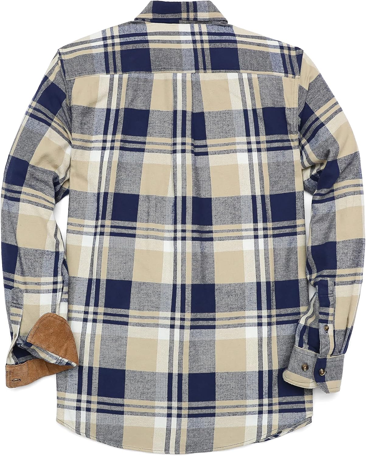 Dubinik® 6 oz Flannel Shirt for Men Long Sleeve Casual Button Down Brushed 100% Cotton Shirt - Image 2