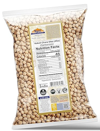 Miniatura 2 de Rani - Garbanzos (Kabuli Chana), completamente naturales, veganos, ingredientes sin gluten, no OGM, de origen indio