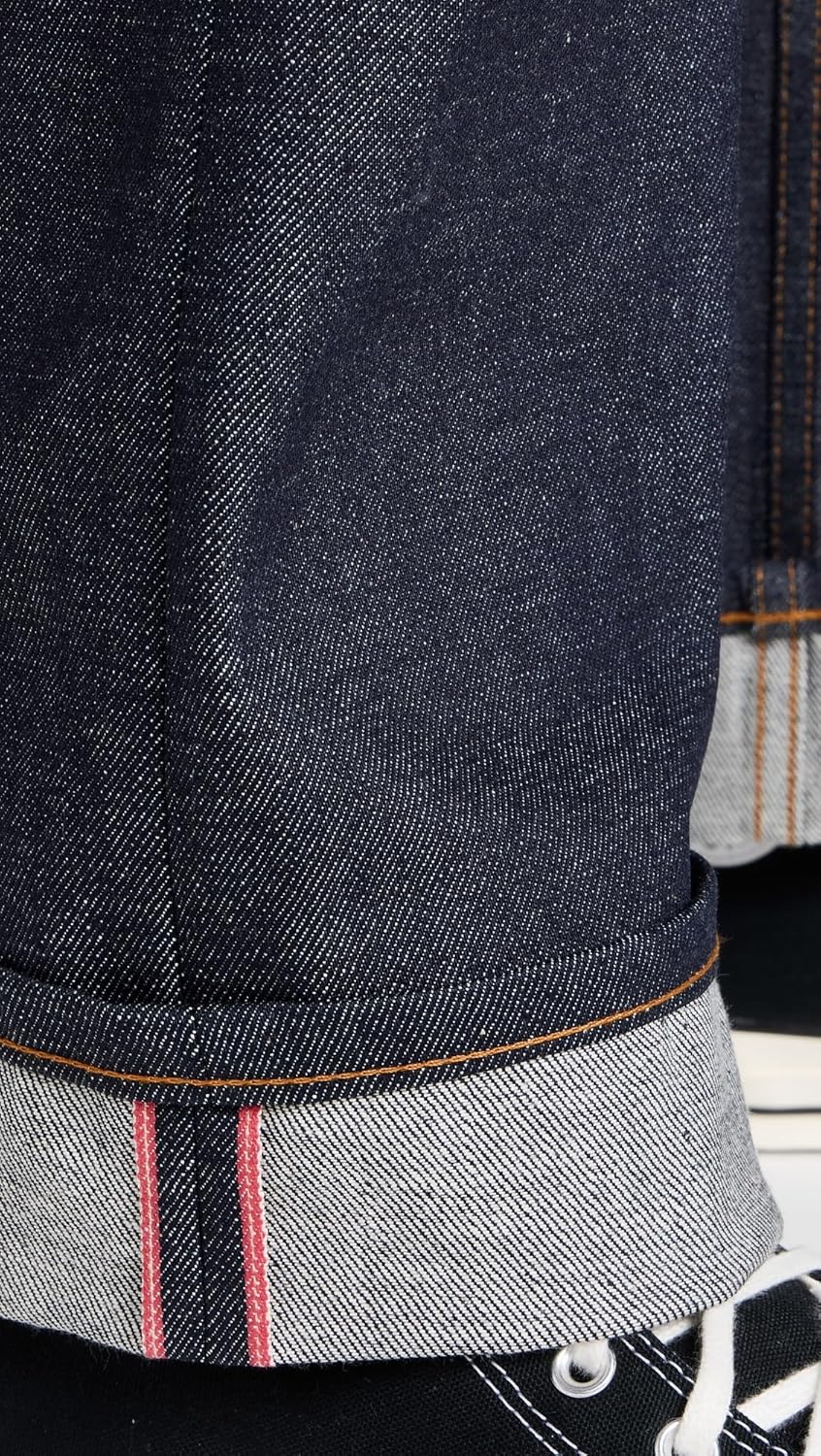 Naked & Famous Denim Men's True Guy - Dirty Fade Selvedge Jeans - Image 6