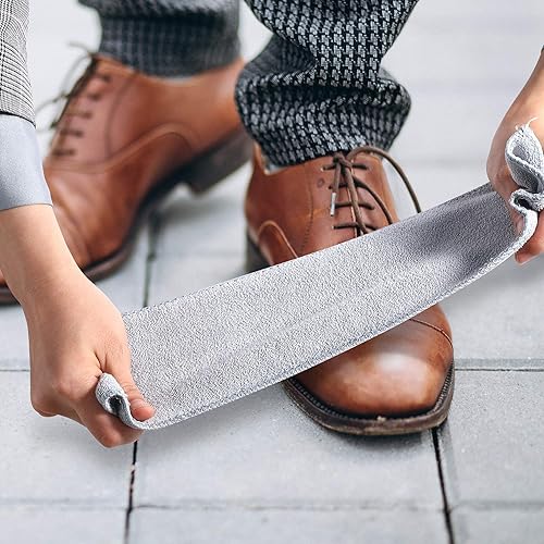 Miniatura 6 de Kit de tela para zapatos de brillo, aplicadores Dauber polacos, zapatos de cuero, botas, paños de microfibra para el cuidado de gamuza