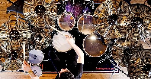 Miniatura 4 de Meinl Cymbals CCD460+18 conjunto de cajas de platillos más paquete oscuro Classics Custom con crash oscuro (video)