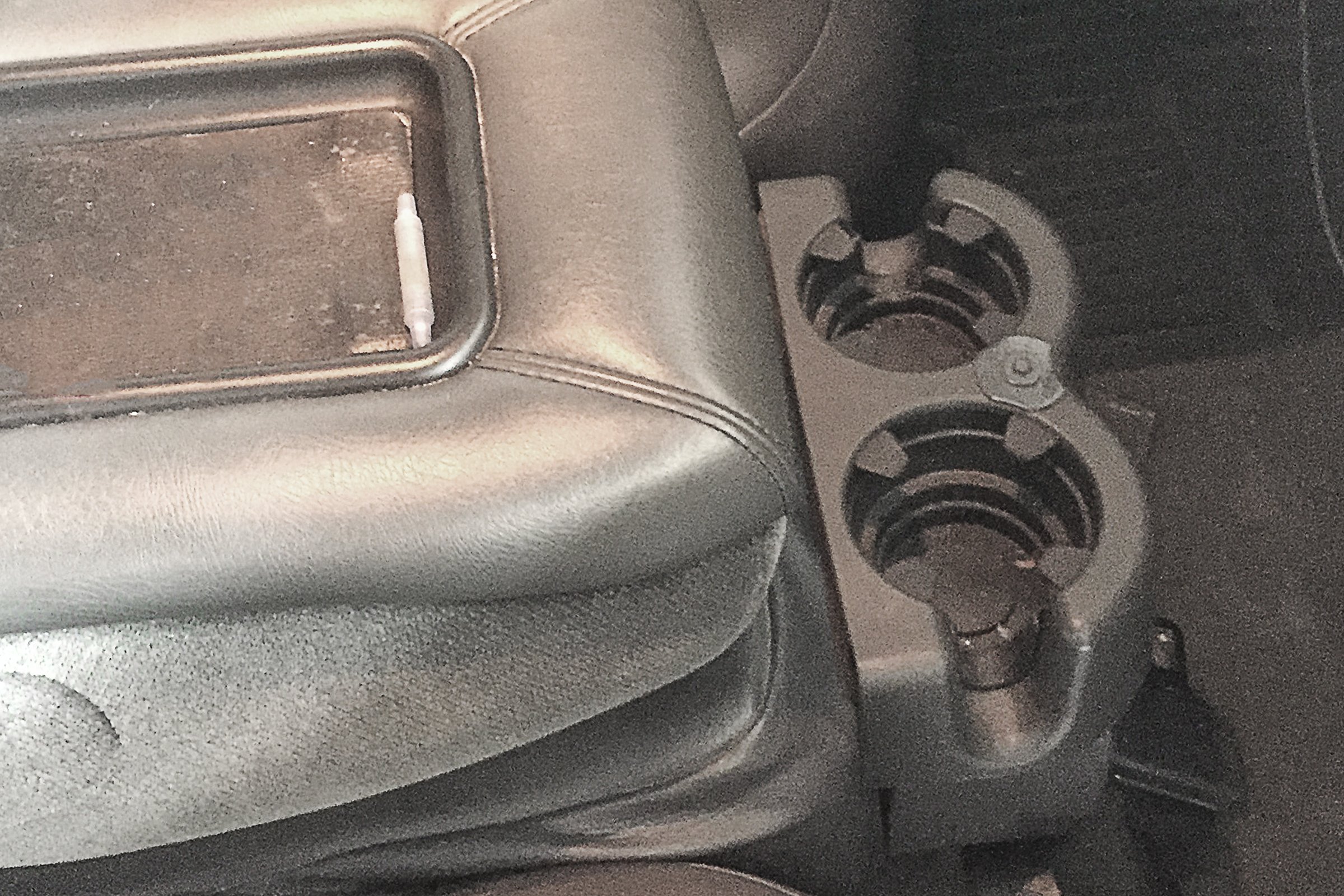 Front Seat Floor Console Cup Holder Inserts For 2007-2014 Chevy Silverado/GMC Sierra
