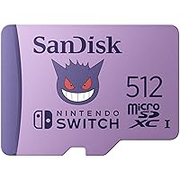 Carte mémoire micro SD Sandisk Nintendo Switch System Pokemon 512Go
