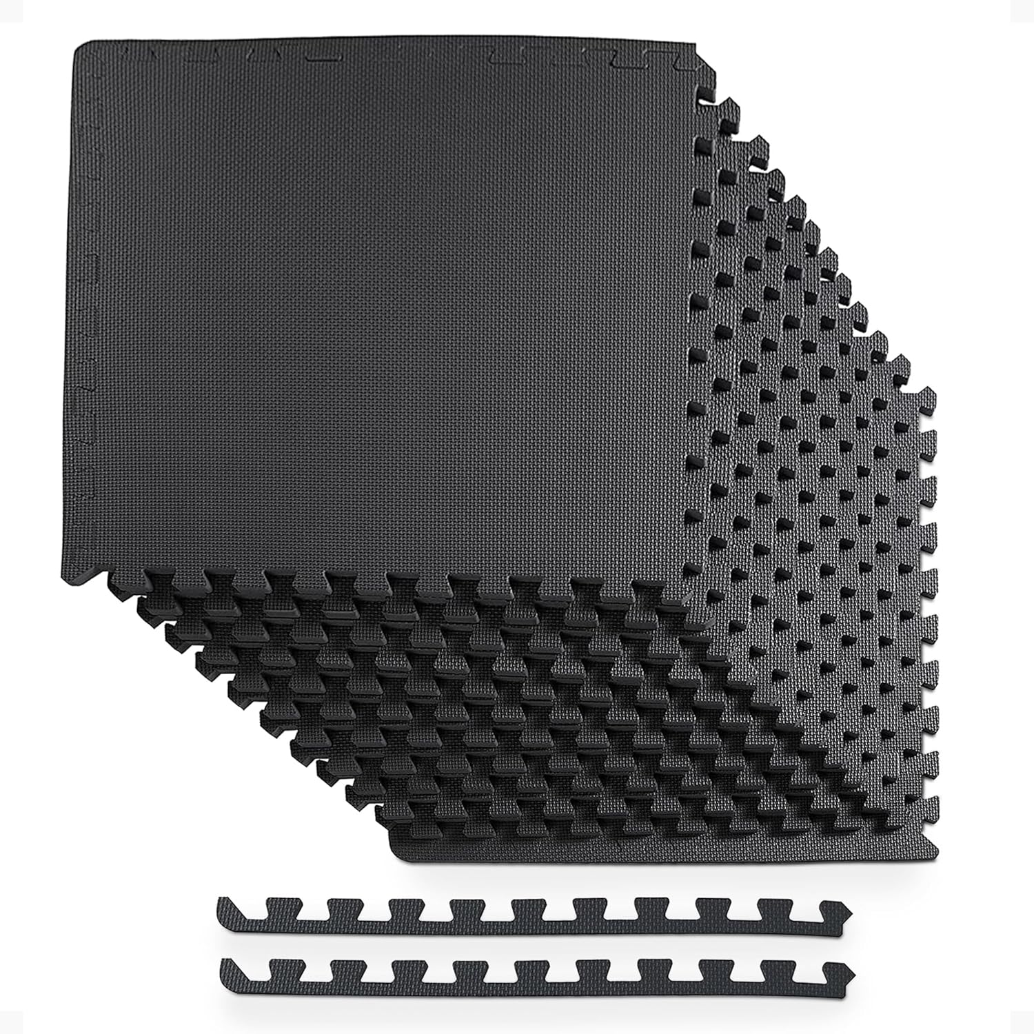 Photo 1 of BalanceFrom Puzzle Exercise Mat EVA Foam Multiple Sizes Multiple Colors 12PC