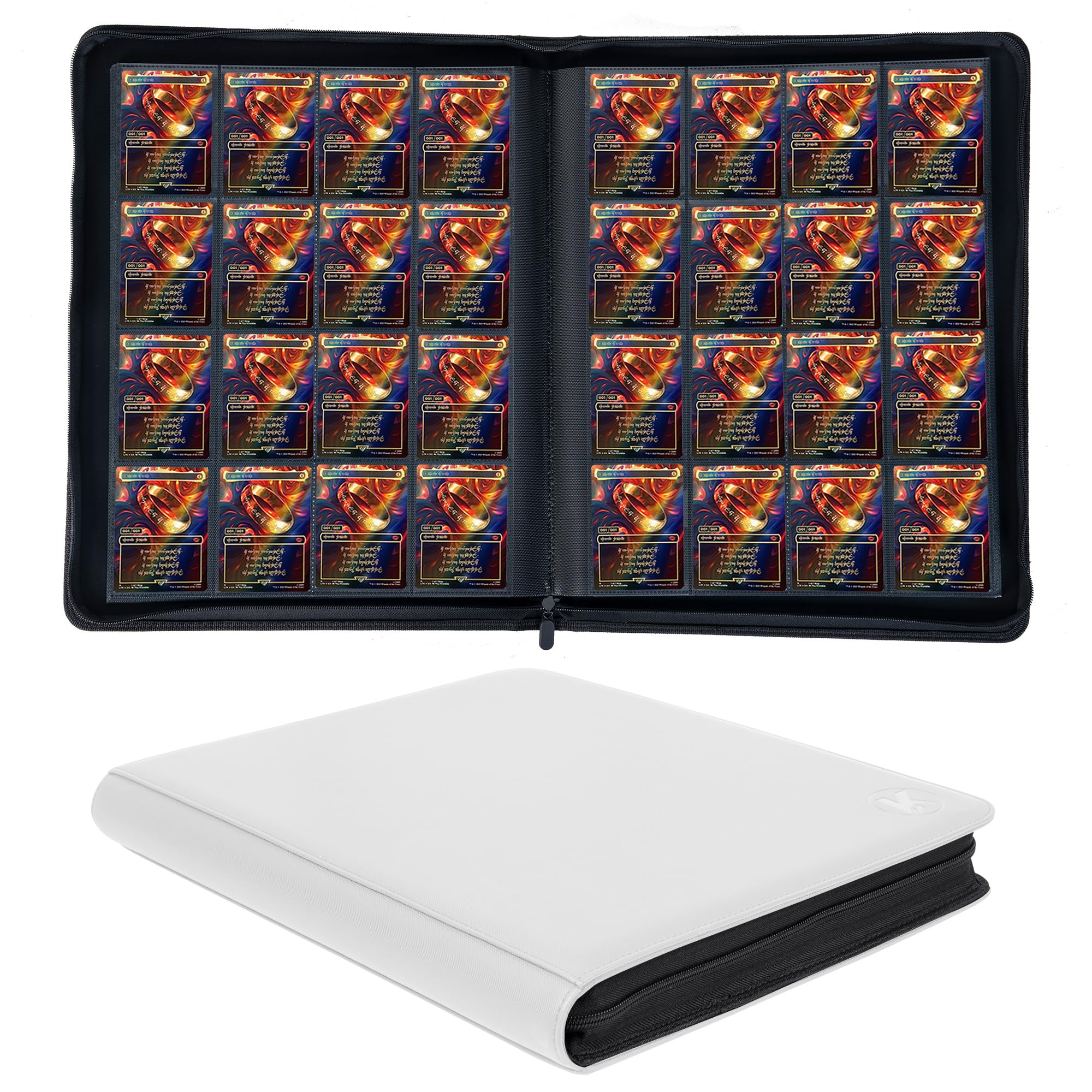 1000+ Pockets Trading Card Binder (White)