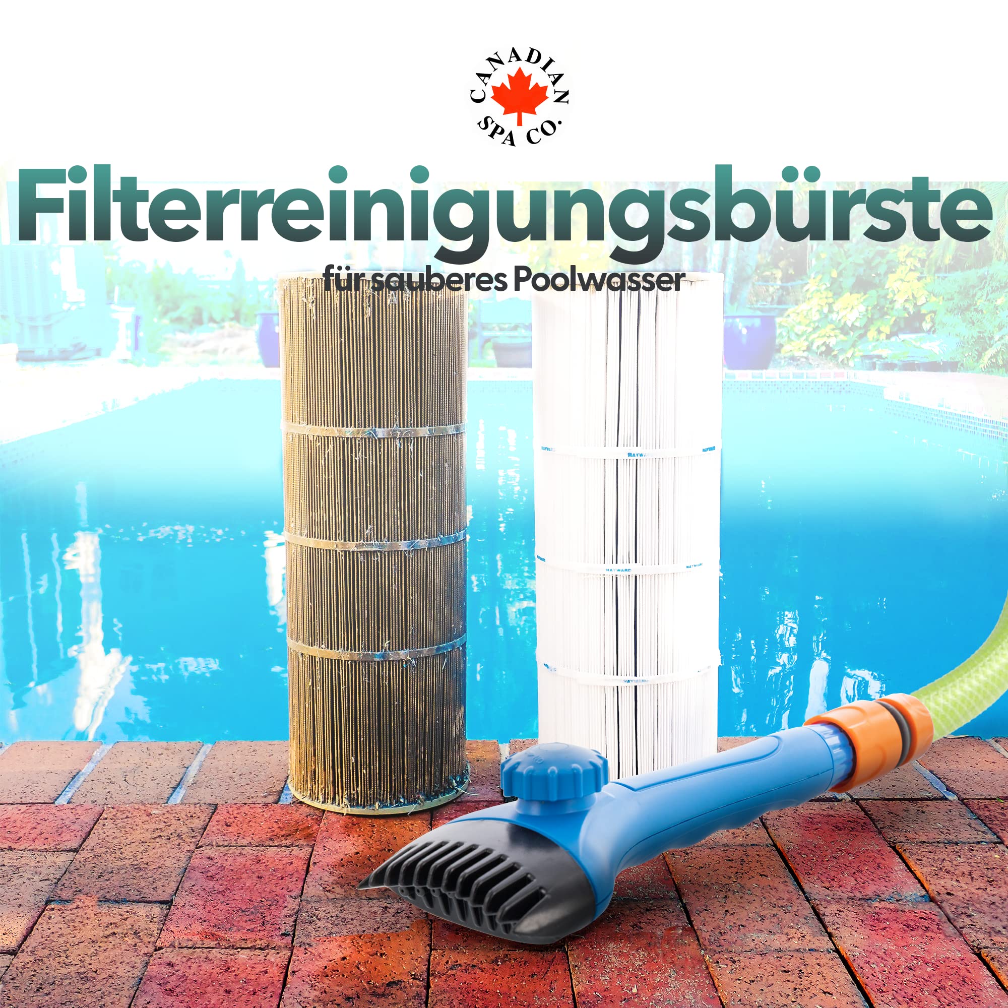 Canadian SPA CO. Cepillo de Limpieza para Filtro de Hidromasaje