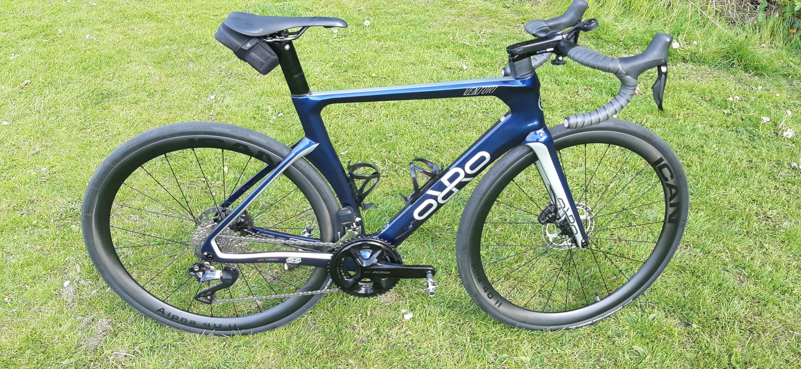 ICAN Alpha 40Ⅱ/Alpha 50Ⅱ 1390g/1460g Ruedas para bicicleta de carretera de carbono Disco 700C Center Lock Clincher Compatible Tubeless 12 x 100/12 x 142 mm
