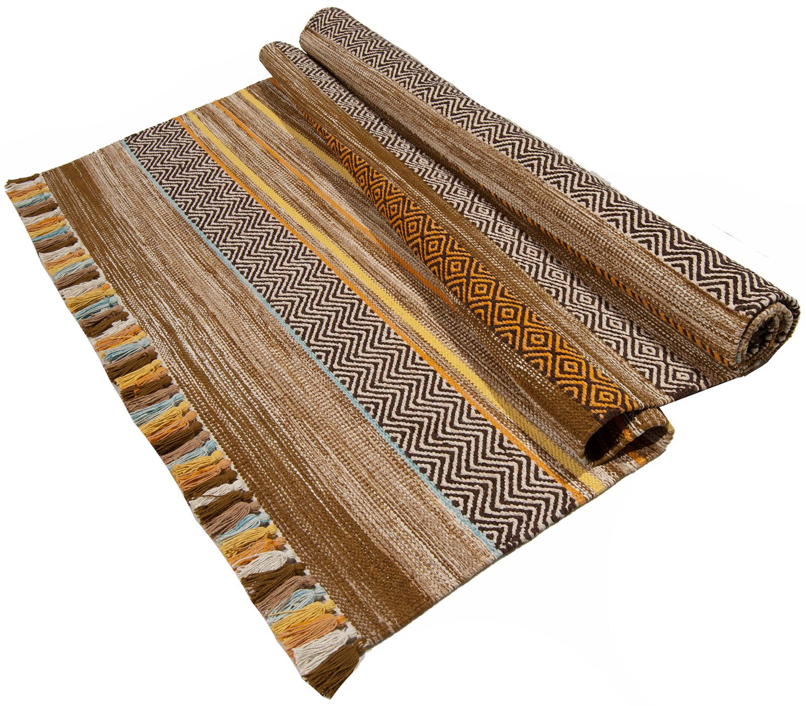 Galleria Farah1970 - 220x160 CM Kilim Autentico, Originale e Fatto a Mano Ideale Per la Sala , Salotto , Ufficio , Seconda casa e la cucina