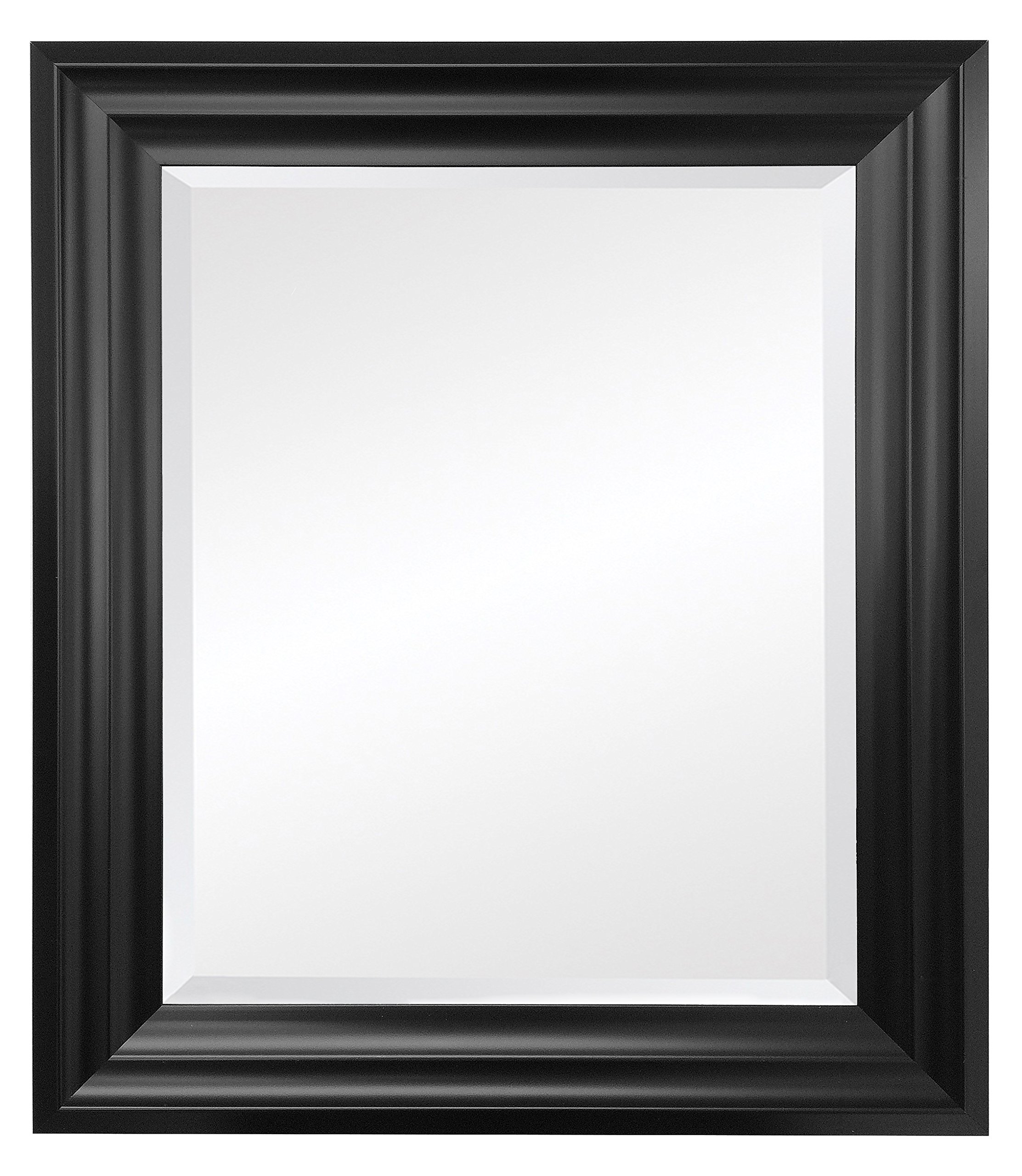 Gravier pour miroir, Plastique, noir mat, 30" x 20" Plain