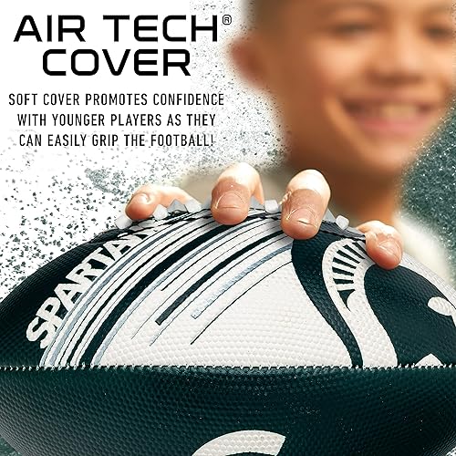 Miniatura 134 de Franklin Sports NCAA - Mini balón de fútbol juvenil - 8.5 pulgadas SPACELACE textura de fácil agarre, perfecto para niños