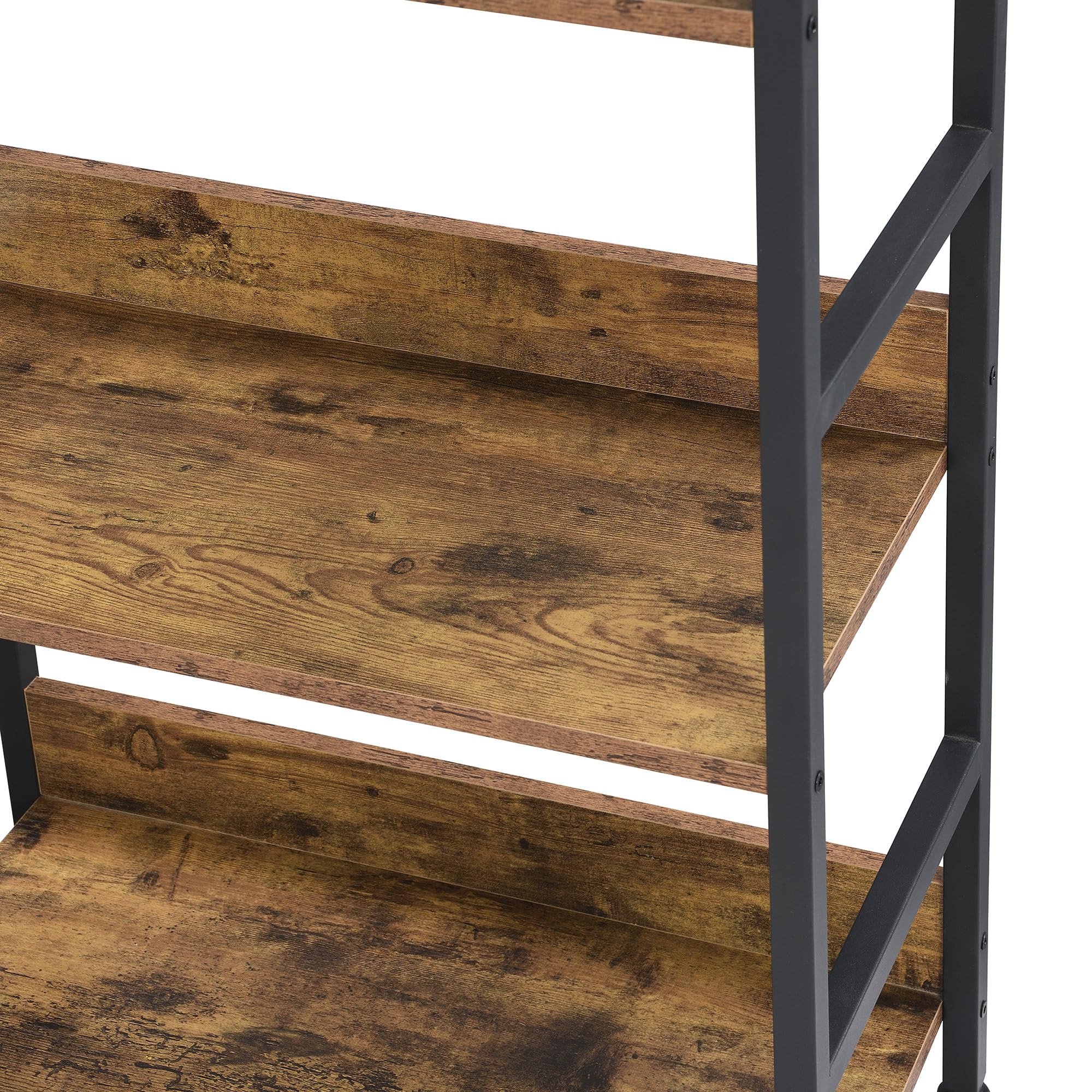 Amazon｜XINYF オープンシェルフ ラック 本棚 (L4-80-30)｜オープン  