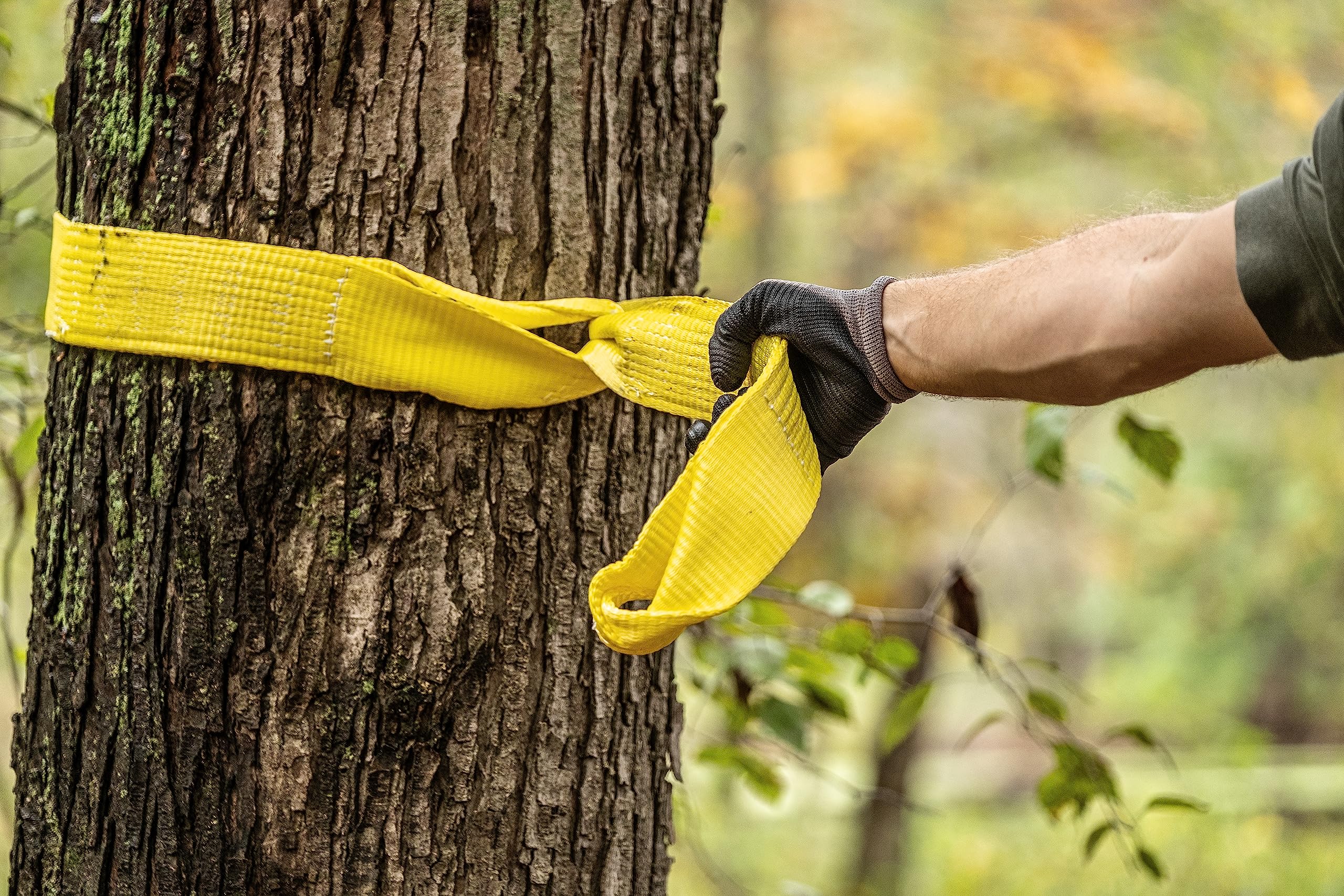 Keeper - Pasek holowniczy i odzyskiwania pojazdu awaryjnego 15 cm x 30' - 13,6 kg. Maksymalna waga pojazdu i wytrzymałość na zerwanie 27 kg