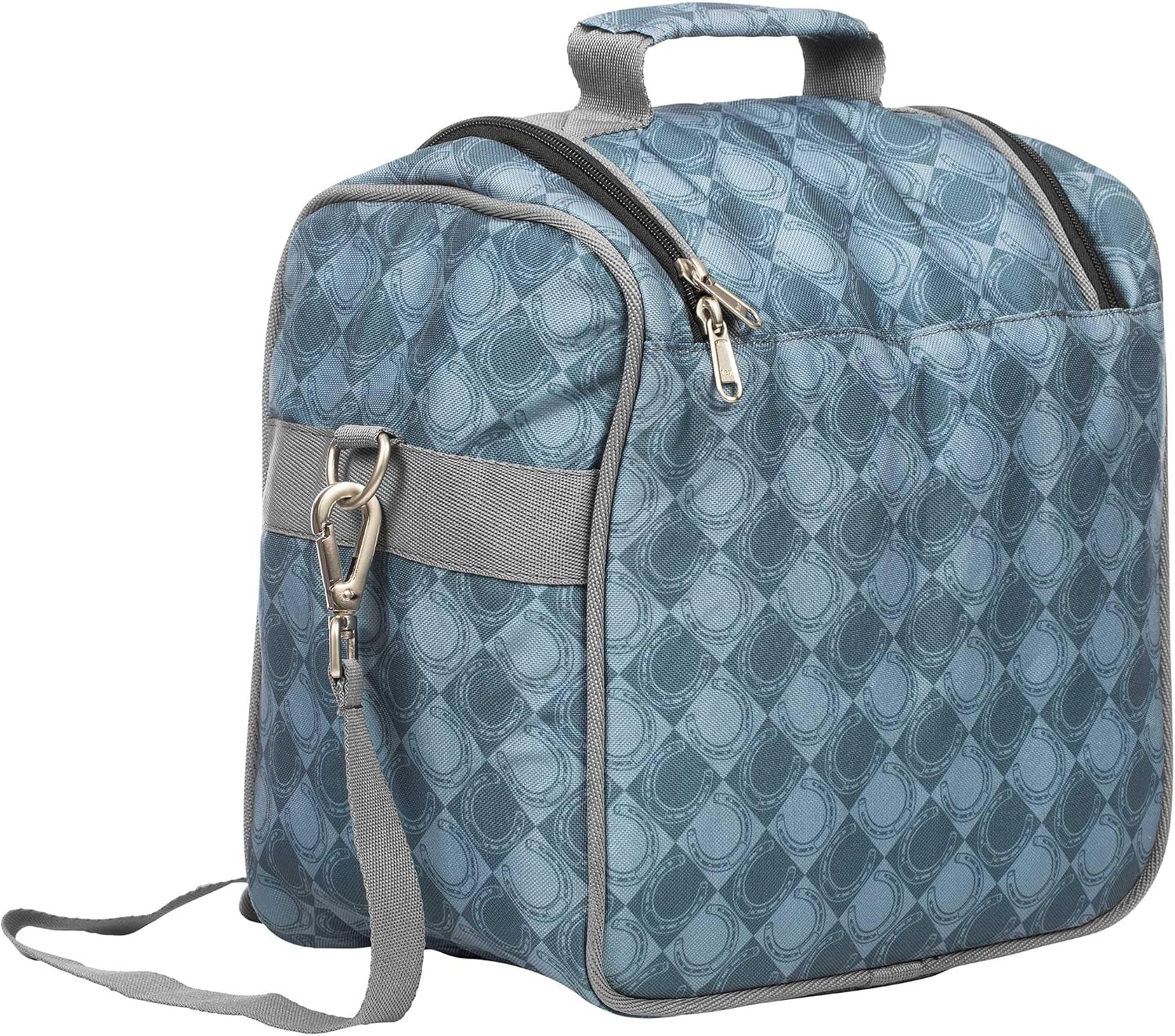 Equinavia Darby Zip Top Equestrian Horse Grooming Bag with Shoulder Strap | 6.5" x 11" x 13"