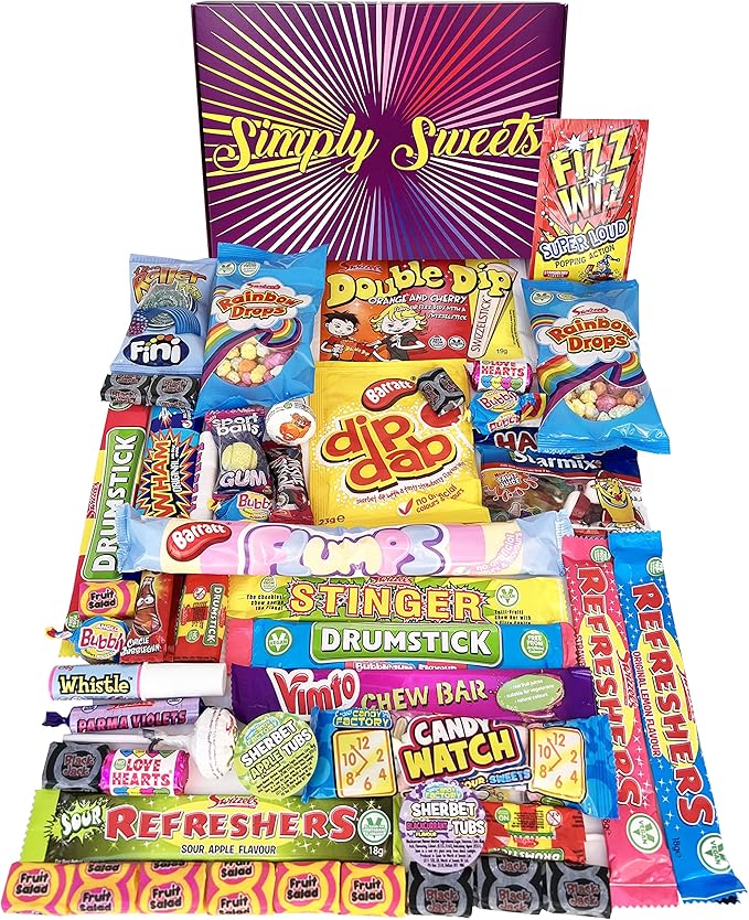 Simply Sweets retro sweet hamper gift box. Packed with the best retro
