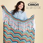 Caron All Day Cotton - 3 pack of 173 Yards/3.52 oz Country Blue 100% Mercerized Cotton Yarn