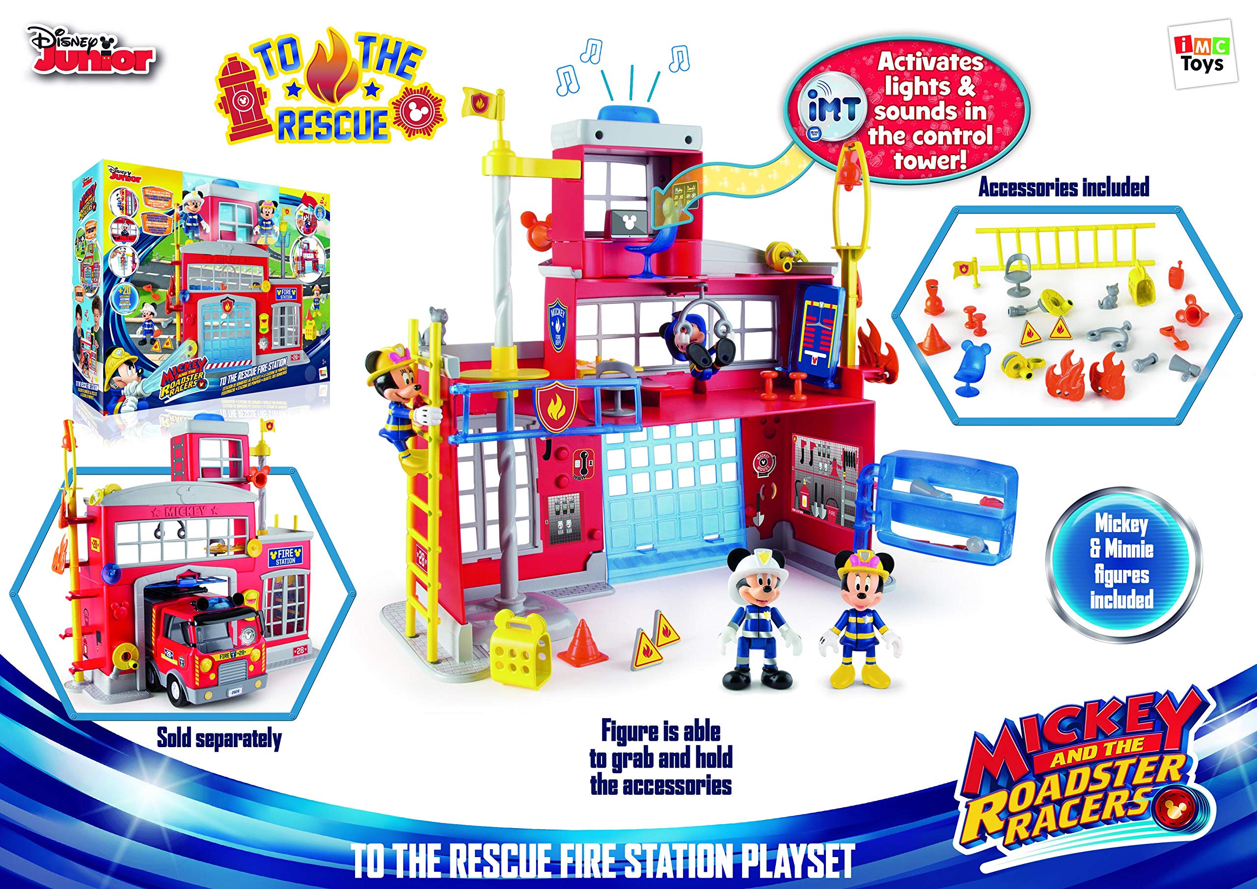 Buy Disney To The Rescue Fire Station Mickey Action Figure Playsets