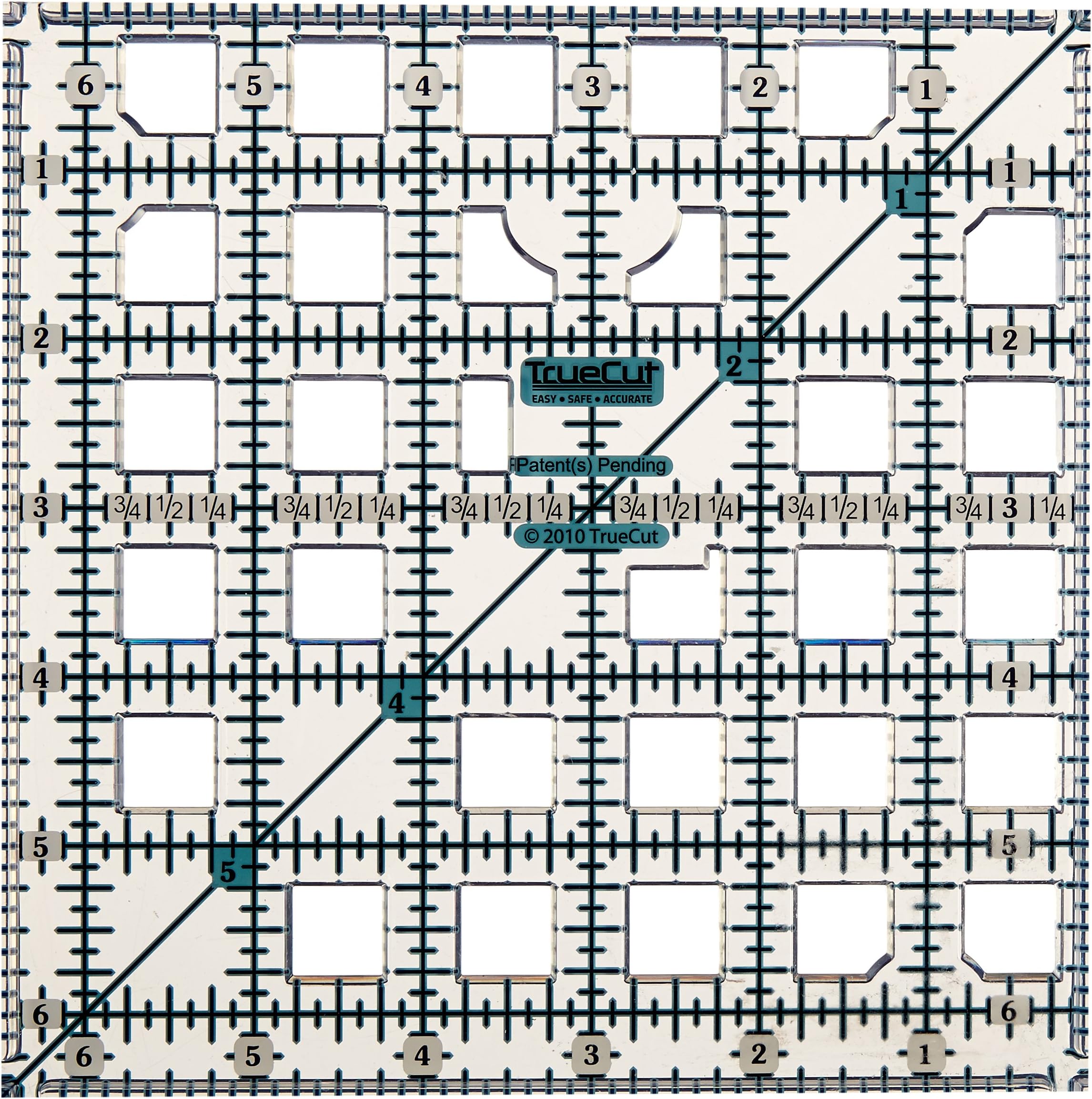 Amazon.com: TrueCut, Ruler, Innovative Ruler Track and Cutter Guide ...