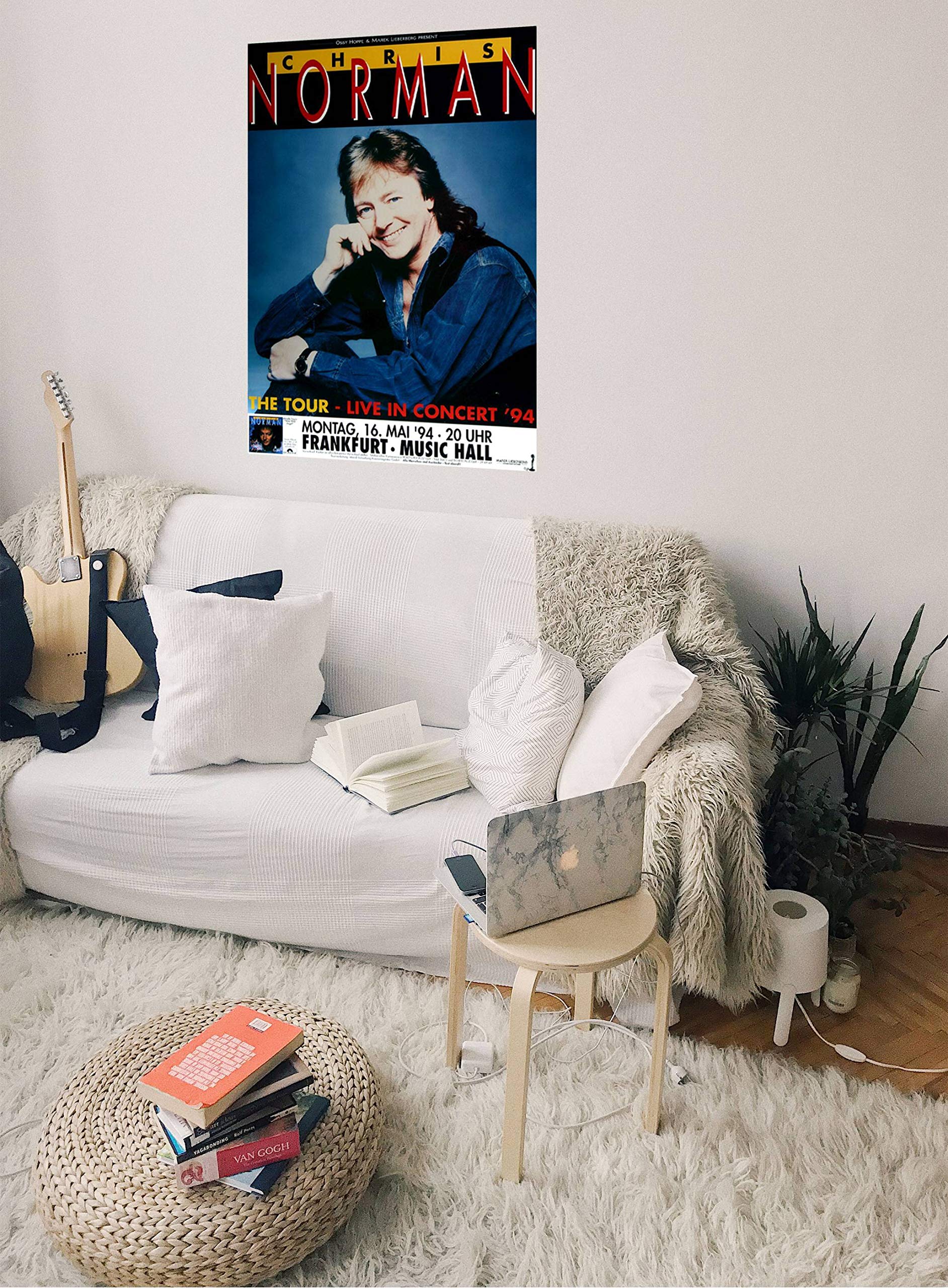 Chris Norman - Screaming Love, Frankfurt 1994 » Konzertplakat/Premium Poster | Live Konzert Veranstaltung | DIN A1 «