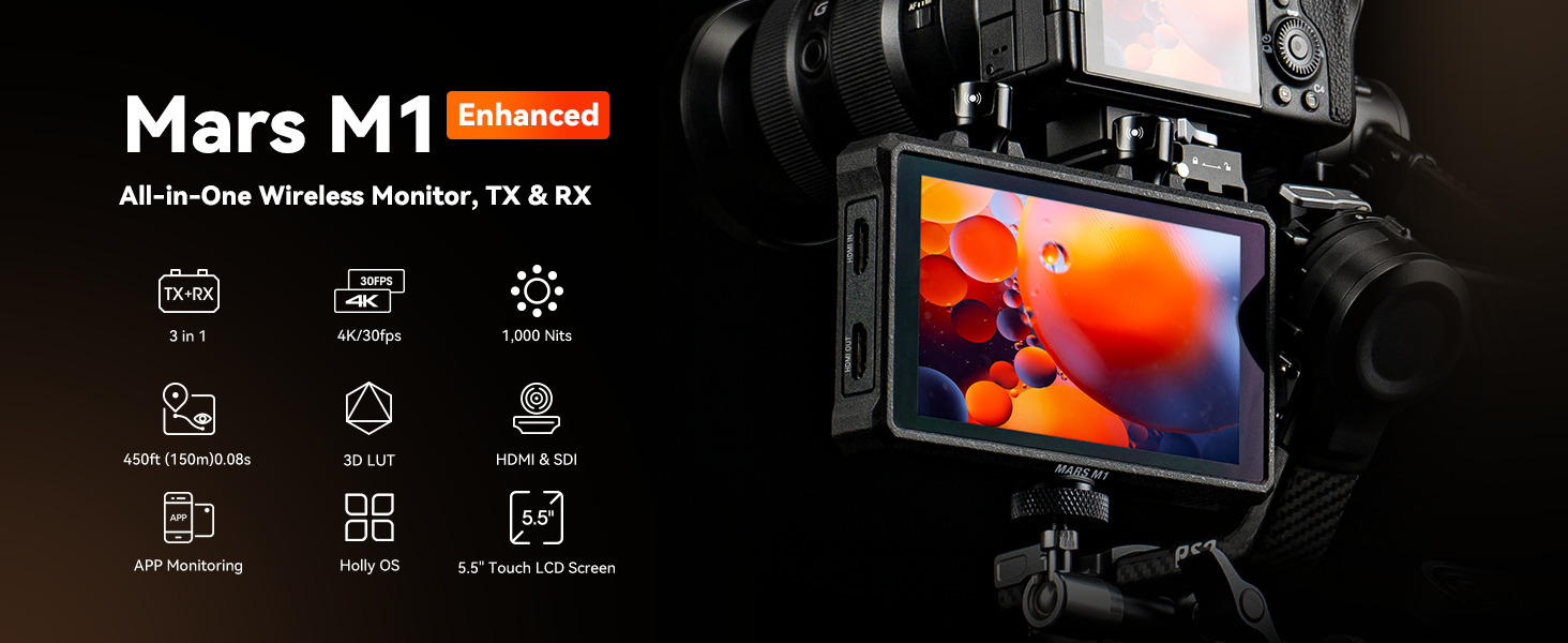 Hollyland Mars M1 Enhanced Wireless Transmitter & Receiver