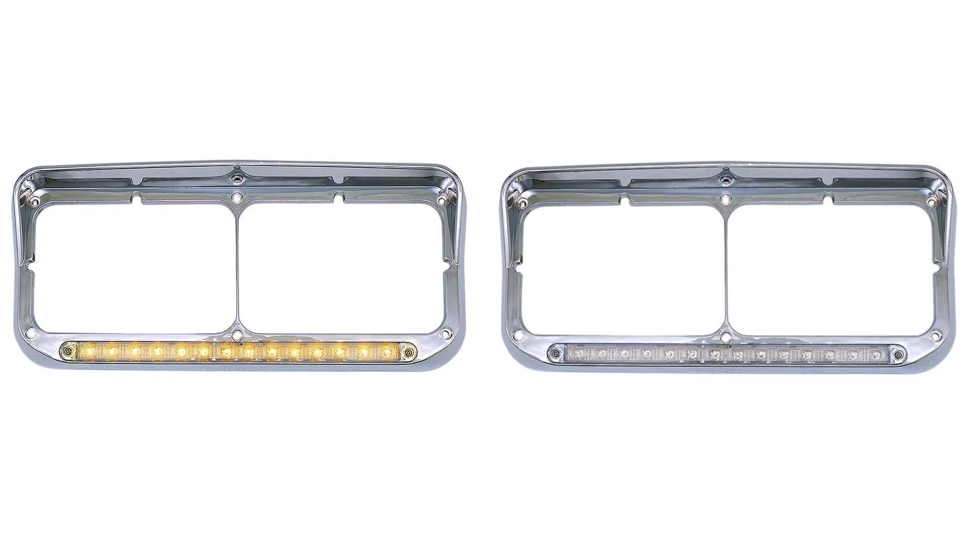 Amazon.com: LEAVAN 2x Chrome Headlight Bezels 12