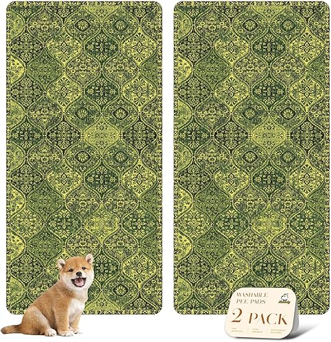 Miniatura 129 de nunubaby Almohadillas lavables para orina de perros, elegante, antideslizante, a prueba de fugas, reutilizable, ultraabsorbente, para jaulas y