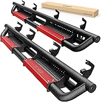 AUTOSAVER88 6" Paintable Running Boards for Chevy Silverado GMC Sierra Crew Cab 2019-2026 1500/2500HD/3500HD Nerf Bars