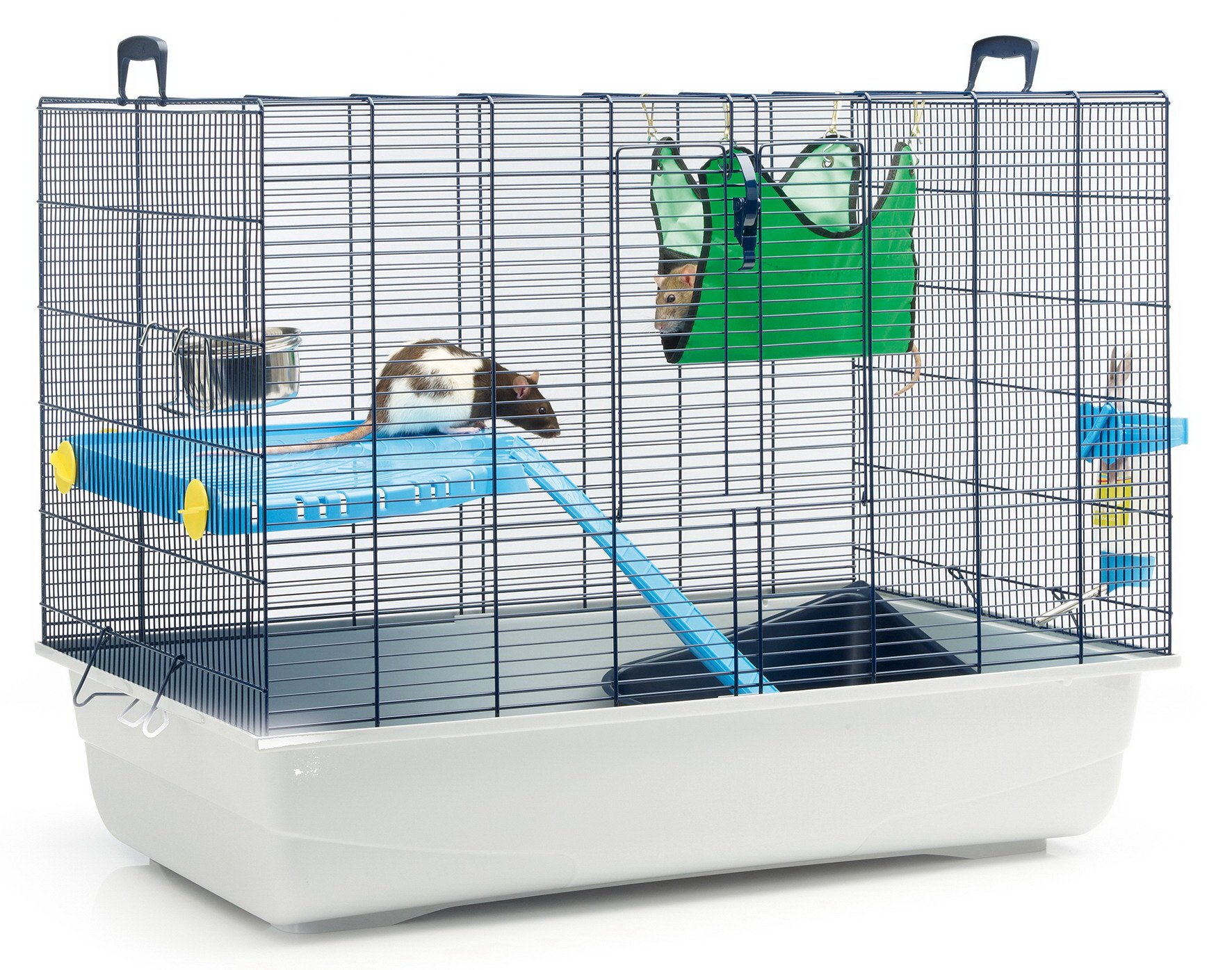 Savic Freddy 2 Ratten- und Frettchenkäfig, 80 x 50 x 63 cm, marineblau