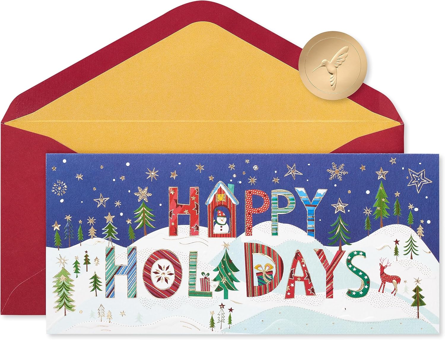 Papyrus Holiday Cards Boxed with Envelopes, Festive Season