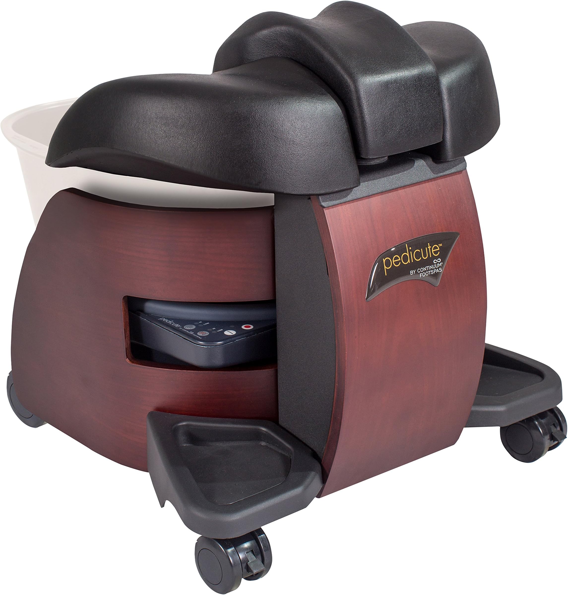 CONTINUUM PediCute Portable Foot Spa - Eco-Friendly & Mobile Foot Bath that works like a Full Size Pedicure Spa (No Plumbing Needed)