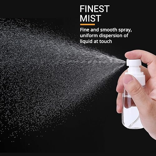 Miniatura 5 de Paquete de 2 botellas de aerosol pequeñas tamaño viaje 60ml2oz - Mini botellas de aerosol vacías de niebla fina - a prueba de fugas - para tónicos,