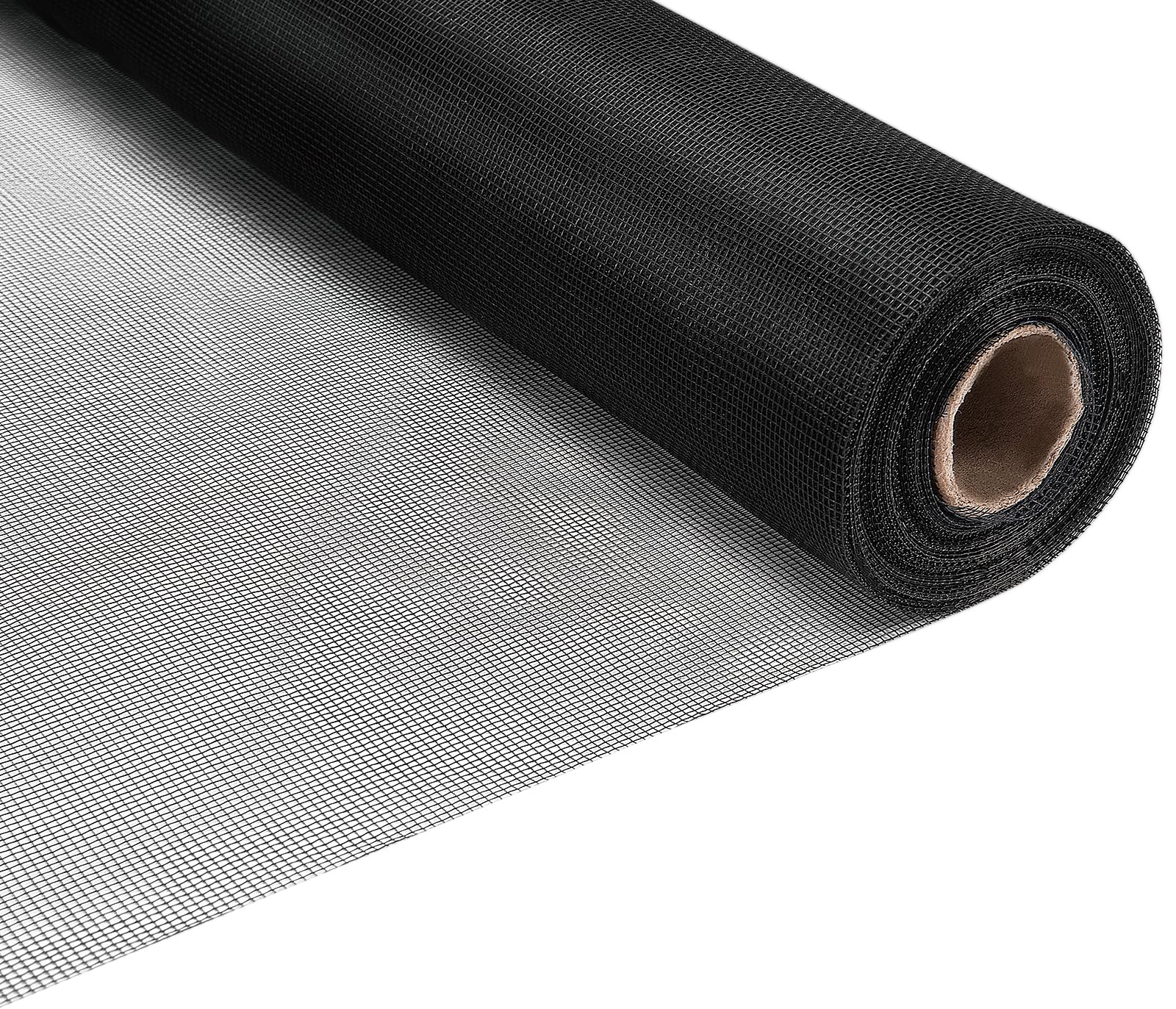 Window Screen Replacement, 60" x 50' Window Screen Mesh, Fiberglass Window Screens for House Windows, Door, Patio, Porch(Black)