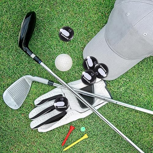 Miniatura 4 de Weewooday - Contador de puntuación de golf de 2 piezas, contador de golpe, contador de golf con reinicio de un solo toque para marcador de juegos de