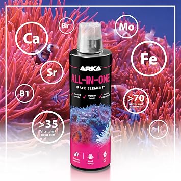 Coral Supplement Marine Aquarium 473 ml - All-in-One Complete Corals | complete supply, trace elements, minerals, with calcium, iodine, strontium, vitamins, SPS, LPS, coral keeping, saltwater