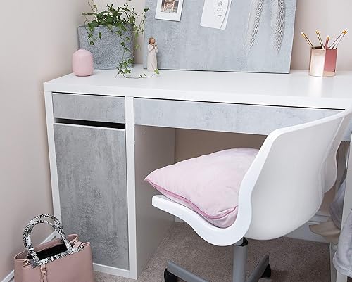 Miniatura 6 de d-c-fix Papel autoadhesivo impermeable para despegar y pegar, para encimeras de cocina y baño, gabinetes y bricolaje, piedra de hormigón, 26.5 x