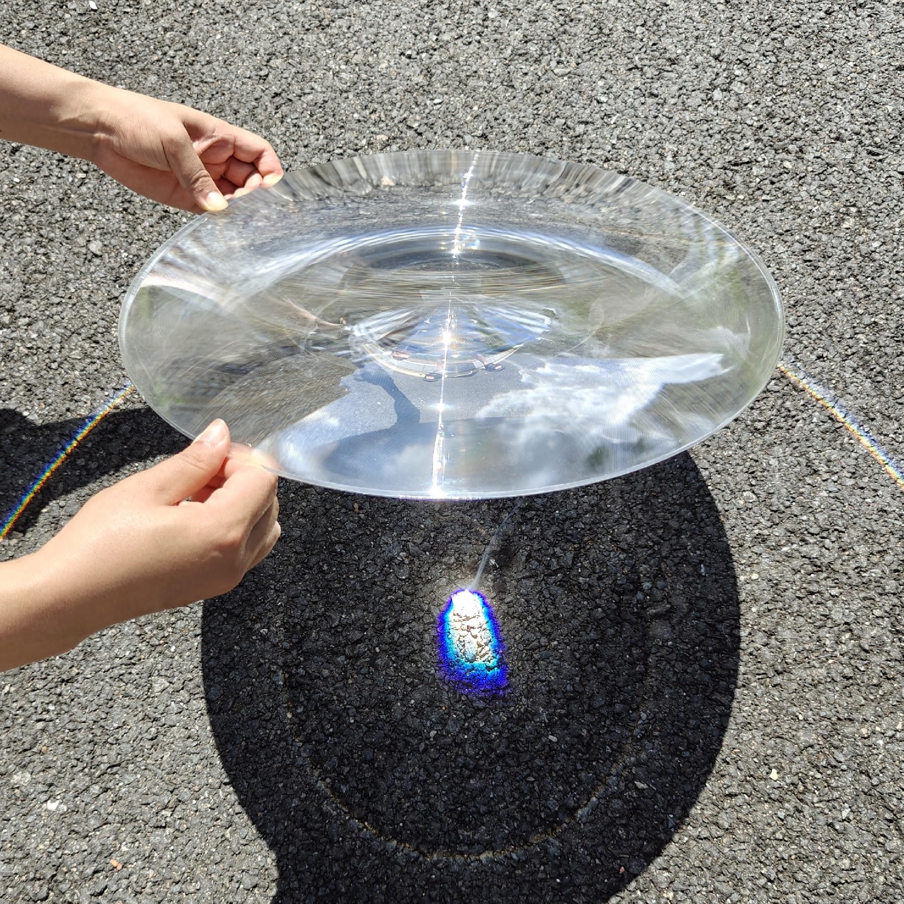 Six Seasons 2-Pack Large Fresnel Lens, 300mm(11.81"), 120mm PMMA for Senior Magnifying, Solar Heating & Optical Science Kits